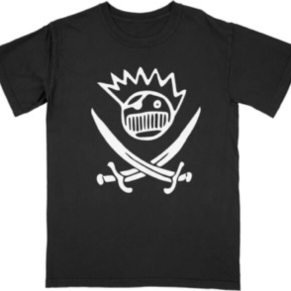 Ween Pirate Black Short Sleeve Men's T-Shirt American Rock Band - Picture 1 of 1